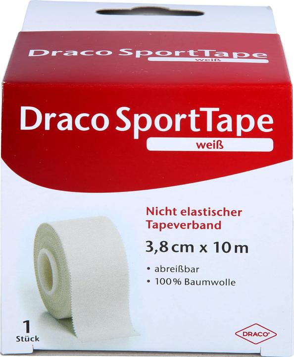 Dr. Dry Dracotapeverband 10mx3,8cm weiss, 1 St VER