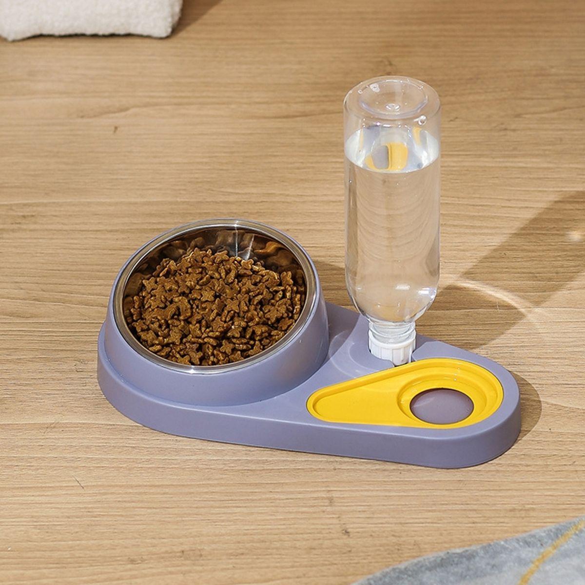 Thumbnail - König Design Napfset für Katzen Hunde Hundenapf Katzennapf Futterbar Napfständer Futternapf, Futternapf