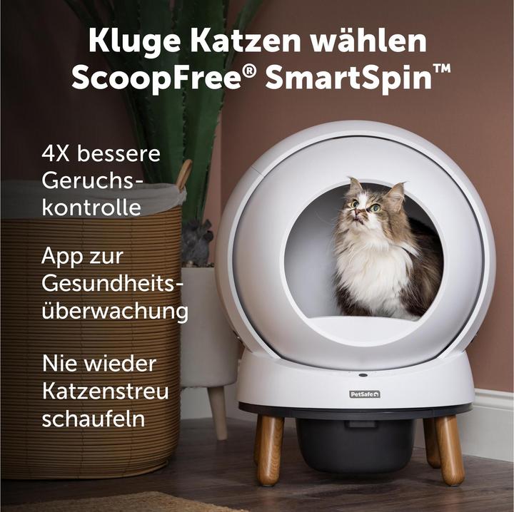 Productafbeelding PetSafe Ecom Smartspin Automatische Kattenbakrobot - (72984917986) (Zelfreinigende kattenbak)