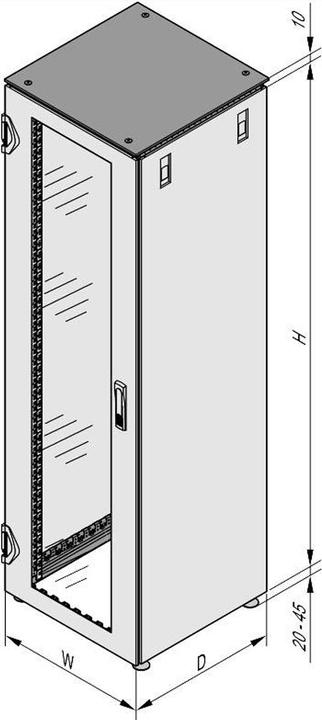 Produktbild Schroff Varistar (42 HE, 19 Zoll Rack)