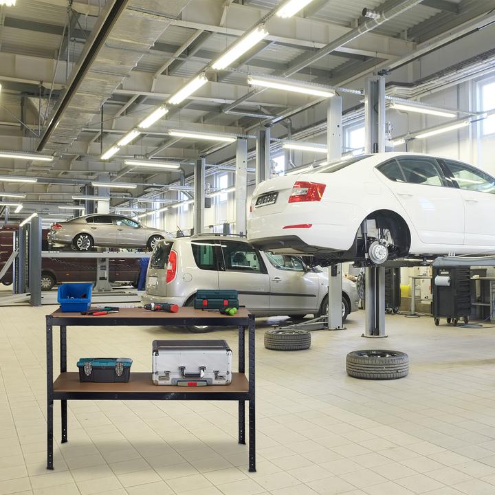 Actual product image Relaxdays Workbench 1800mm (120 cm, 60 cm)