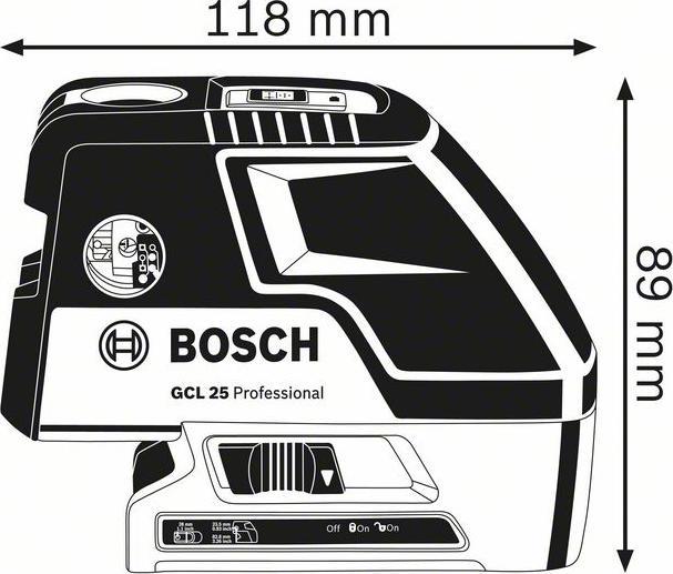 Actual product image Bosch Professional Gcl 25