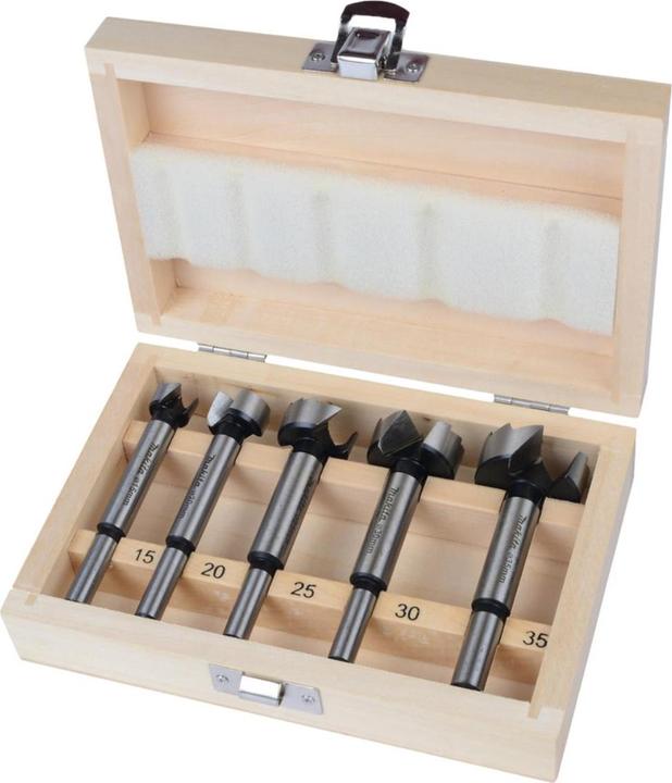 Makita Kit de mèches forestières (15 millimètres, 25 millimètres, 30 millimètres, 35 millimètres, 20 mm)