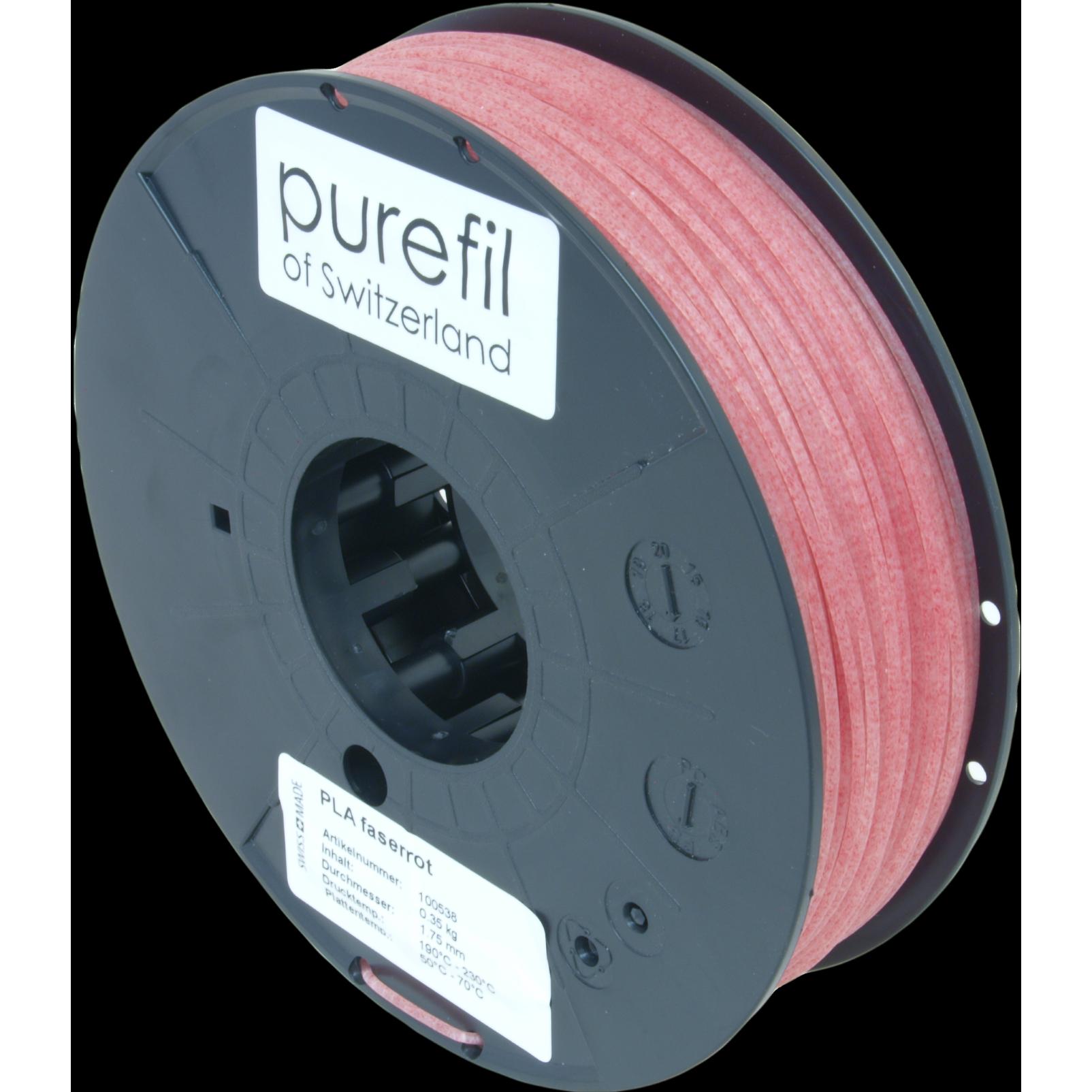 Purefil Filament (PLA, 1.75 mm, 350 g, Rot), 3D Filament, Rot