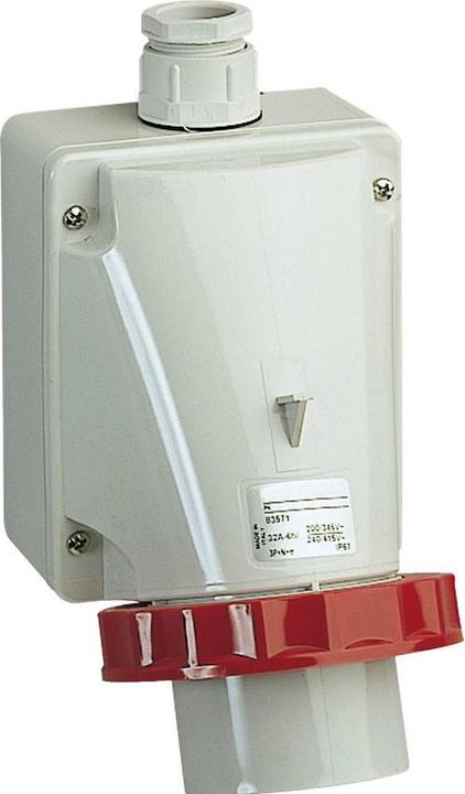 Actual product image Schneider Electric SE 83571 Wall-mounted appliance inlet Ip67 32A 400V 5P