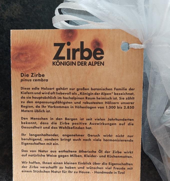 Immagine prodotto ZNatur Set regalo Set di cosmetici biologici in legno di pino svizzero No.15 (Set per la cura del corpo)