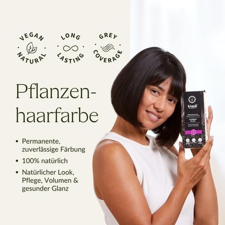 Produktbild Khadi Pflanzenhaarfarbe (Schwarz)