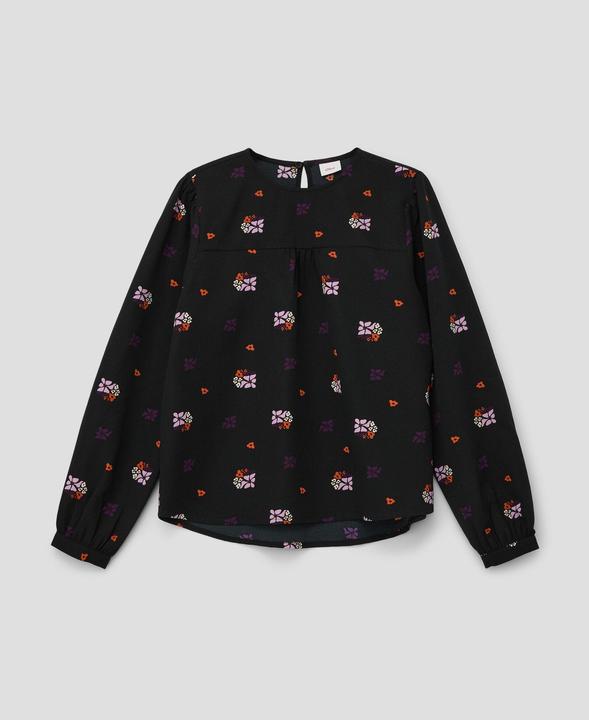 Image du produit s.Oliver Bluse Bluse mit Crêpestruktur (M)