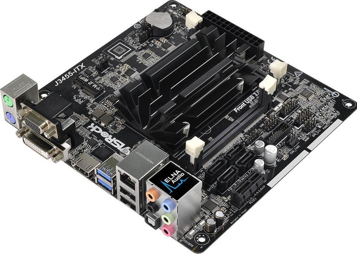 Actual product image AsRock J3455-ITX (Onboard, Intel SoC, Mini-ITX)