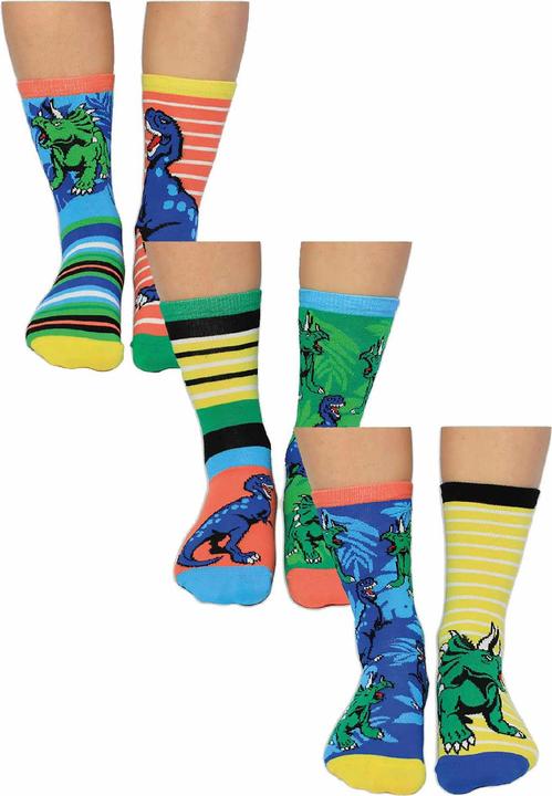 Immagine prodotto United Oddsocks Uova di dinosauro (confezione da 3, 30 - 38)