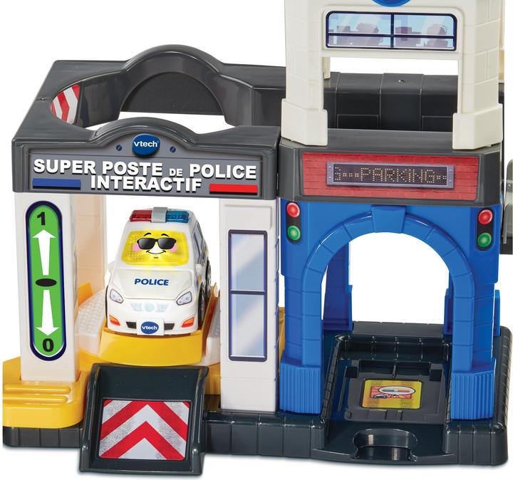 Produktbild VTech Tut Tut Bolides Série Pro - Super poste de police interactif (+ Chris, lieutenant de police)