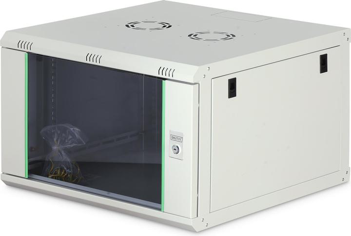 Immagine prodotto Digitus Alloggiamento a parete Serie Dynamic Basic - 600 x 450 mm (L x P) (7 HE, Rack da 19 pollici)