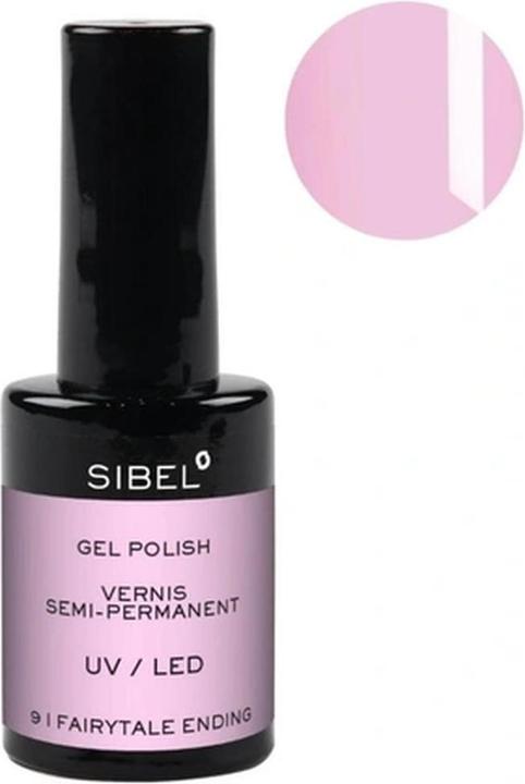 Produktbild Sibel Gel Nail Polish Color 9 Fairytale Ending 14ml (Fairytale Ending, Gel-Effekt Nagellack)