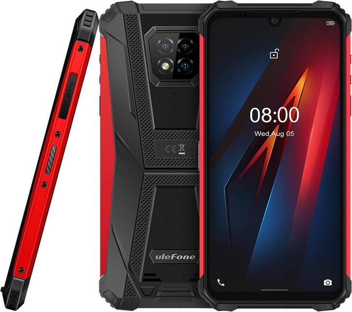 Image du produit Ulefone Armure 8 (64 Go, Noir, Rouge, 6.10", Double SIM, 4G)