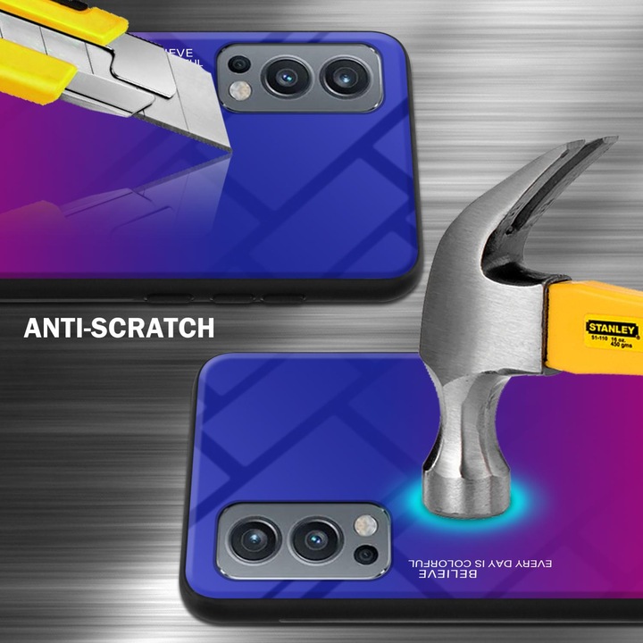 Actual product image Cadorabo TPU 2 colors glass envelope (OnePlus Nord 2 5G)