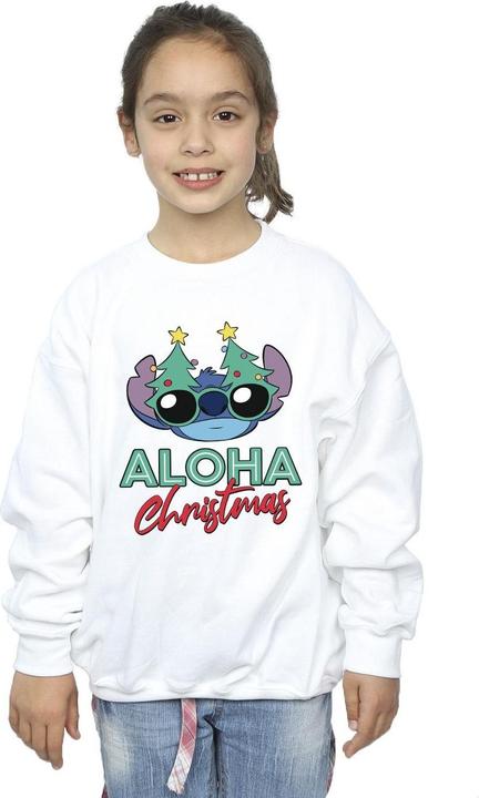 Produktbild Disney Lilo And Stitch Christmas Tree Shades Sweatshirt Mädchen (128)