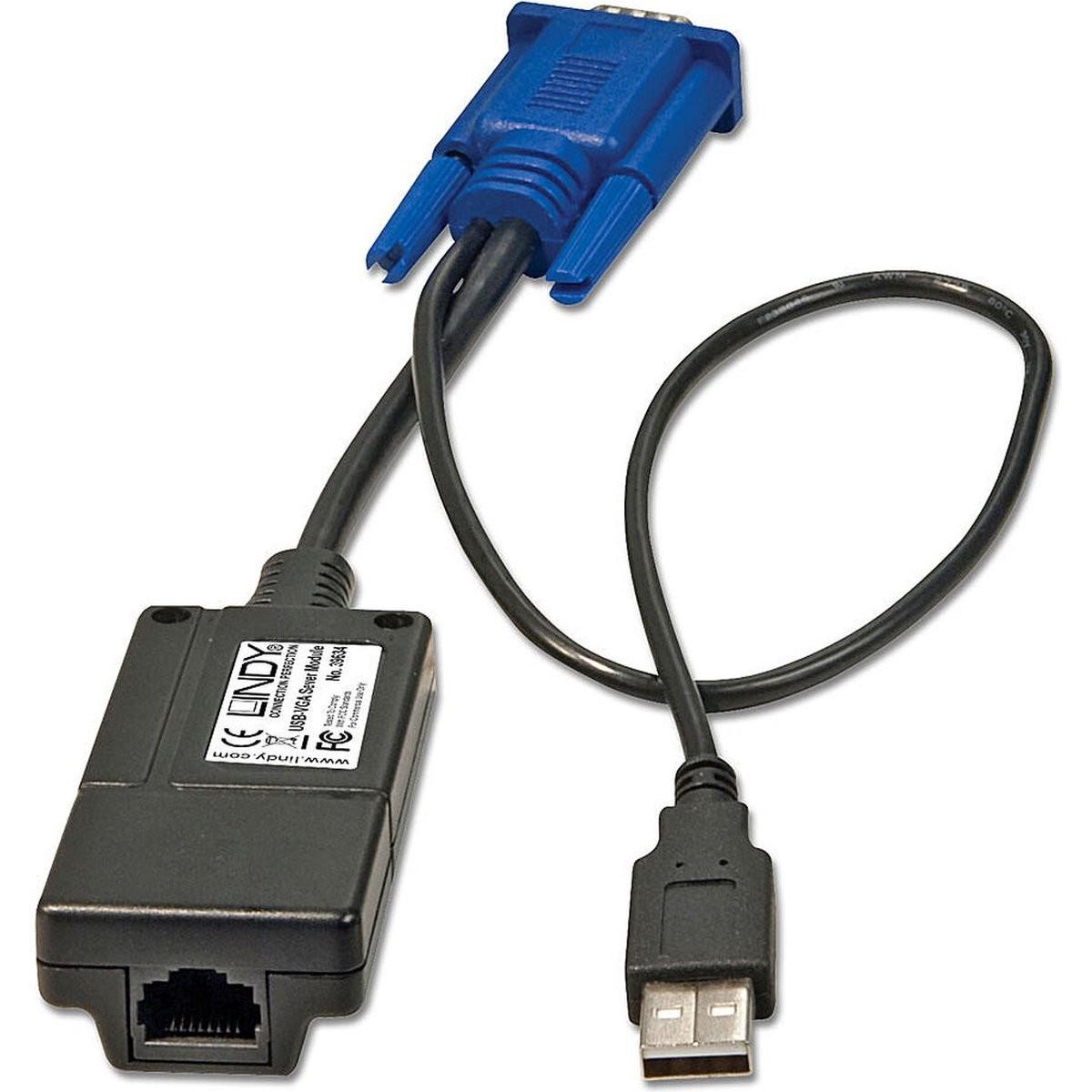 Lindy CAModul USB und VGA for CAT-32 IP (39634)