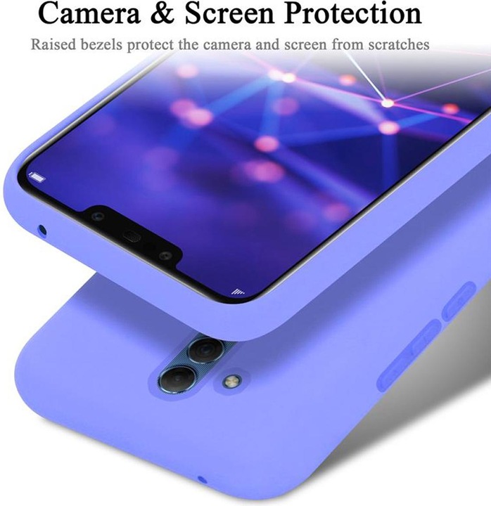 Actual product image Cadorabo TPU Liquid Silicone Case Cover (Mate 20 Lite)