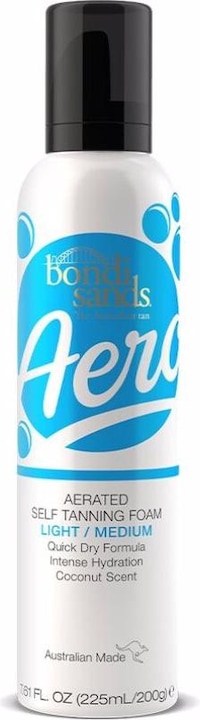 Bondi Sands AERO aerated self tanning foam #light/medium 225 ml (Selbstbräunungsserum, 225 ml)