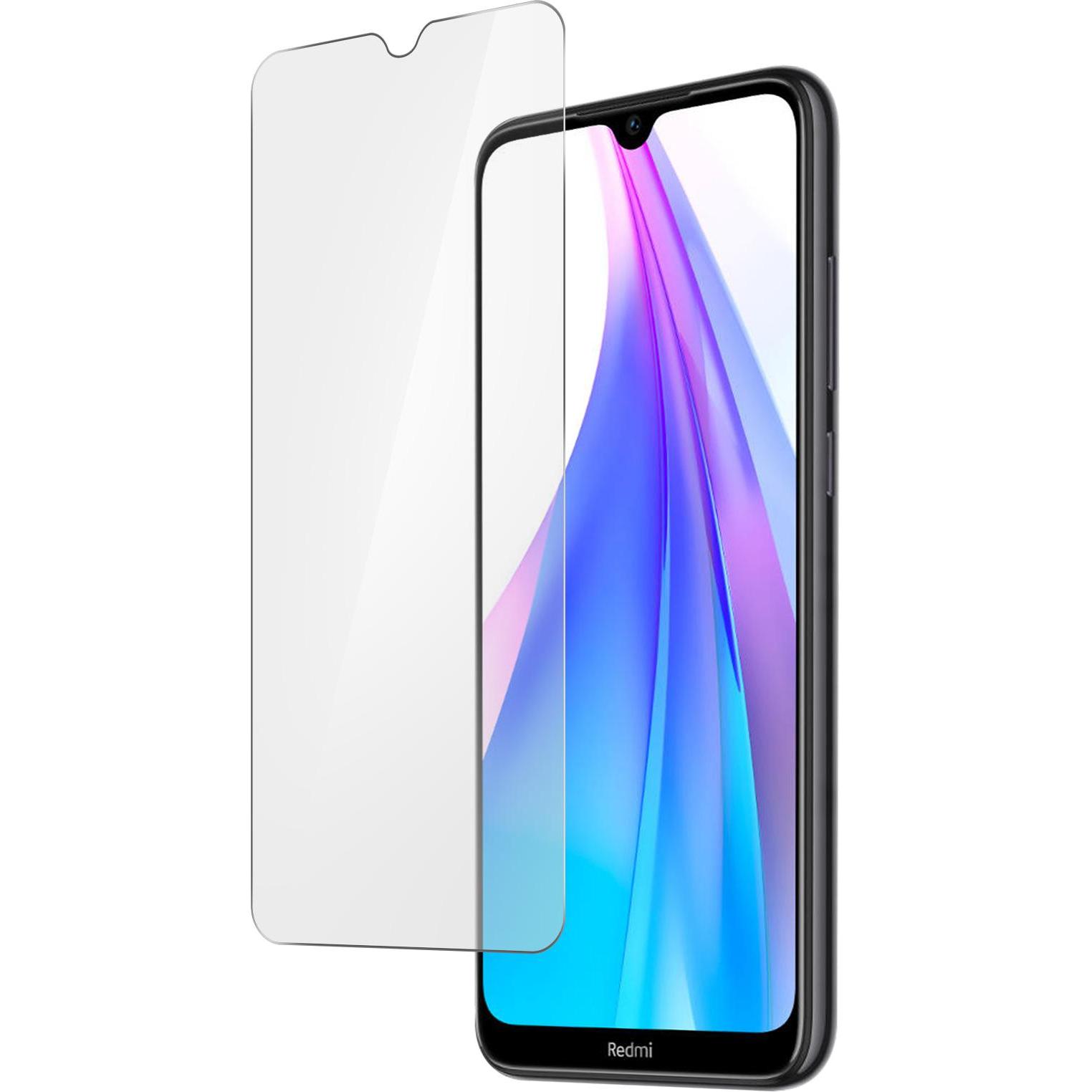 Avizar Kristallklare Folie, Glas-Displayschutz (1 Stück, Xiaomi Redmi Note 8T), Smartphone Schutzfolie, Transparent