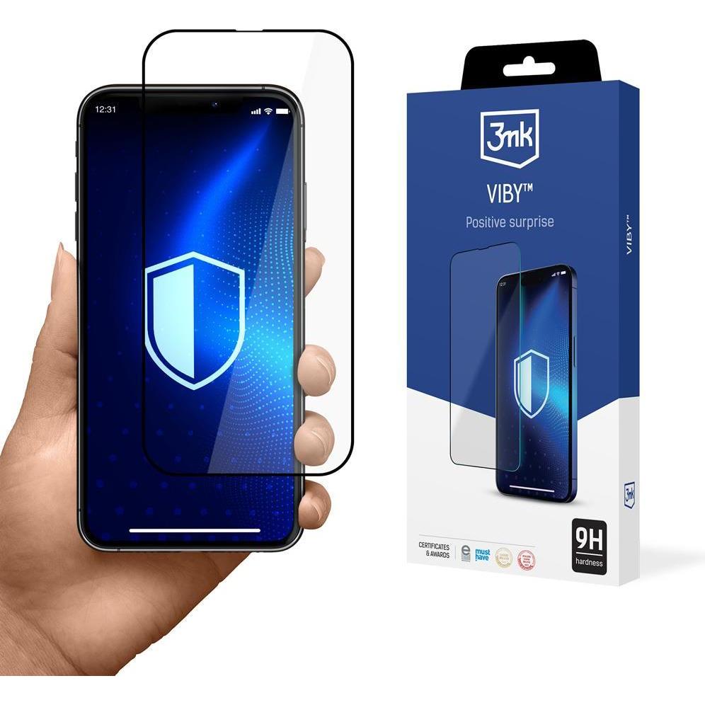 3MK Apple iPhone 14 Pro Max - VibyGlass 1 pc (1 pz., Apple iPhone 14 Pro Max), Pellicola protettiva smartphone, Nero