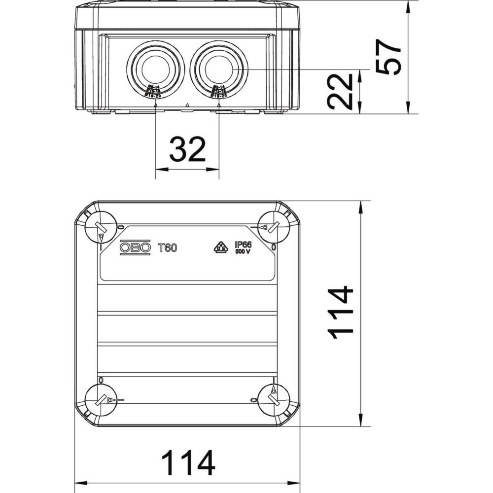 Thumbnail - OBO Bettermann, Abzweigdose, Kabelabzweigkasten