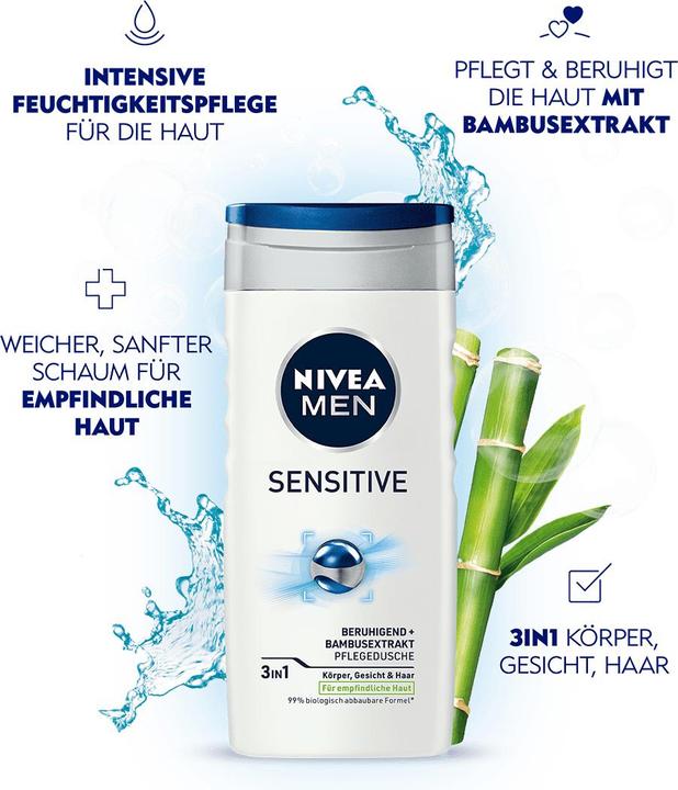 Actual product image NIVEA MEN Sensitive (250 ml)