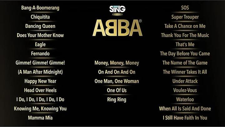 Nährwerte und Zutaten Ravenscourt Let's Sing ABBA (+ 2 Mics) (Switch) (Switch, Switch Lite, Switch OLED, DE)