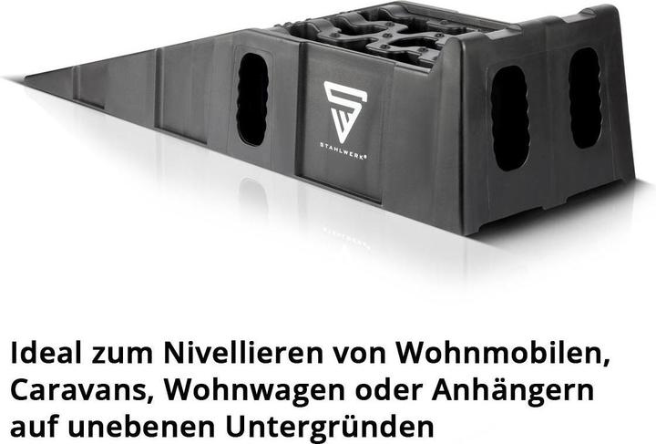 Image du produit Stahlwerk Cale de marche GT-15 ST Lot de 2 avec capacité de charge de 6 t Cale d'accès