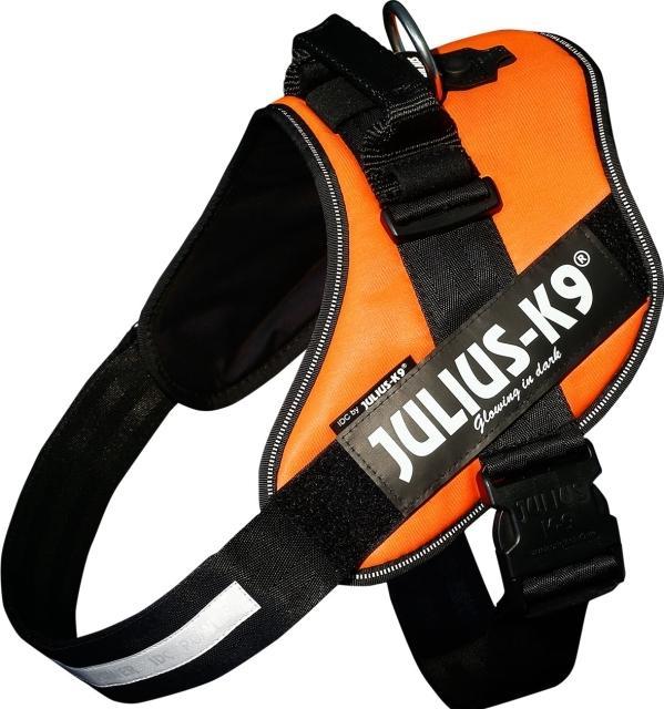 Produktbild Julius-K9 K9 IDC sele, str.: 2, UV Orange, 71-96 cm (XL, Hund, Hundesport, Spazieren)