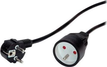 Actual product image Value Protective contact extension cable, 230VAC, UTE version, white, 5.0 m (5 m, 3-pole)