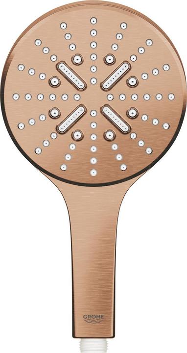 Produktbild Grohe Handbr RAINSHOWER SMARTACTIVE 130 warm sunset gebürstet (3 Strahlarten)