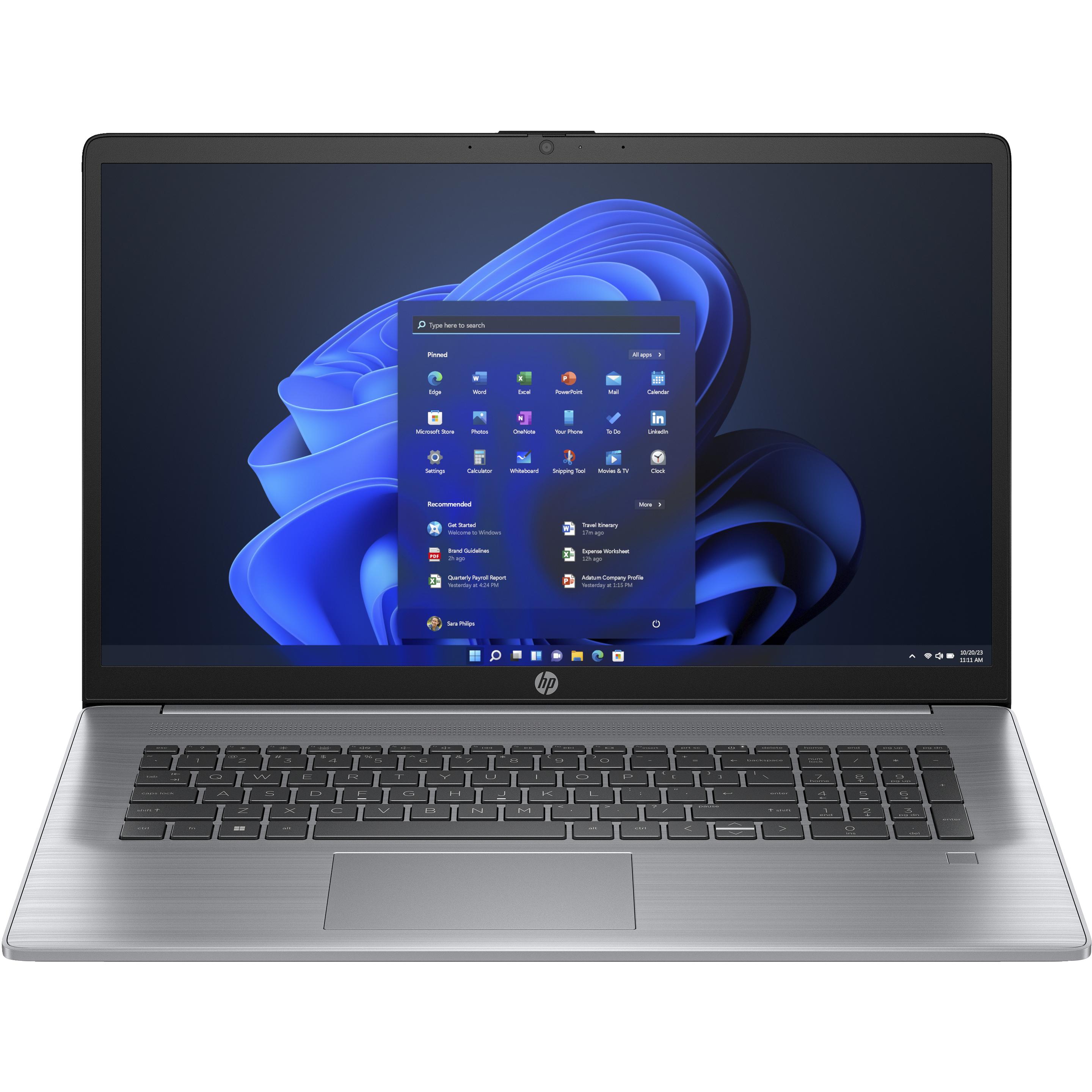 HP 470 G10 (17.30", Intel Core i7-1355U, 32 GB, 1000 GB, DE), Notebook, Silber