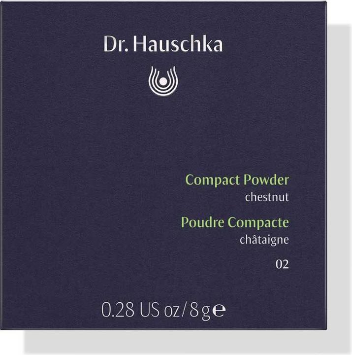 Actual product image Dr. Hauschka compact powder (No. 02 - Chestnut)