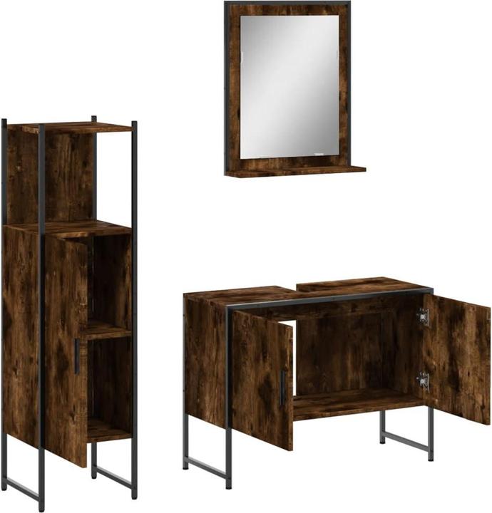 Produktbild vidaXL Badmöbel Set (33 x 12 x 120.50 cm)
