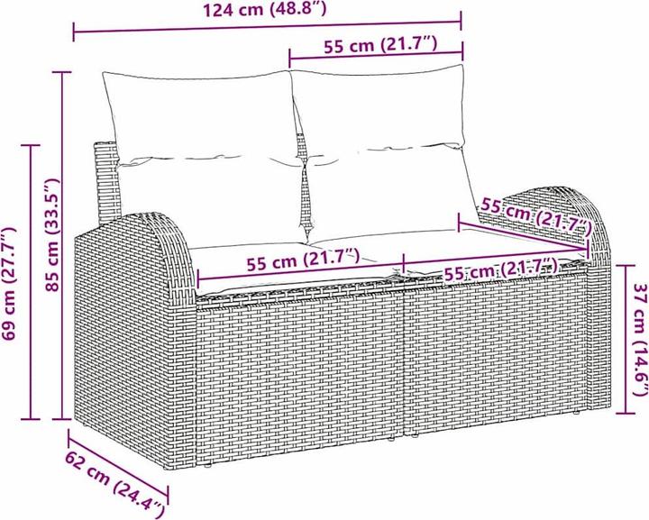 Produktbild vidaXL Kason