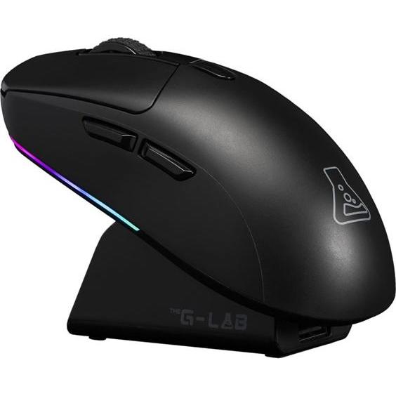 The G-Lab KULT-TITAN-PRO - Sans Fil/ Noir (Docking, Senza fili), Mouse, Nero
