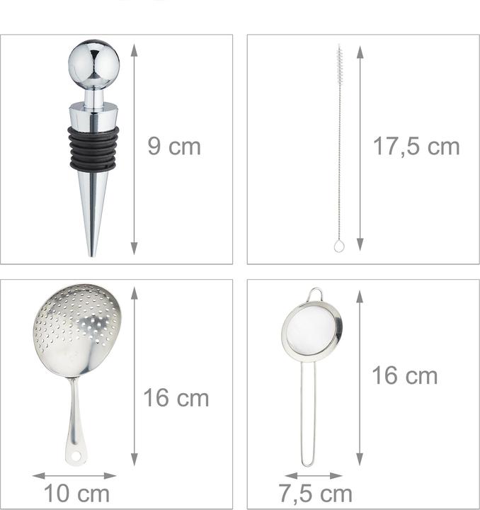 Produktbild Relaxdays Cocktail-Set (Cocktail Set)