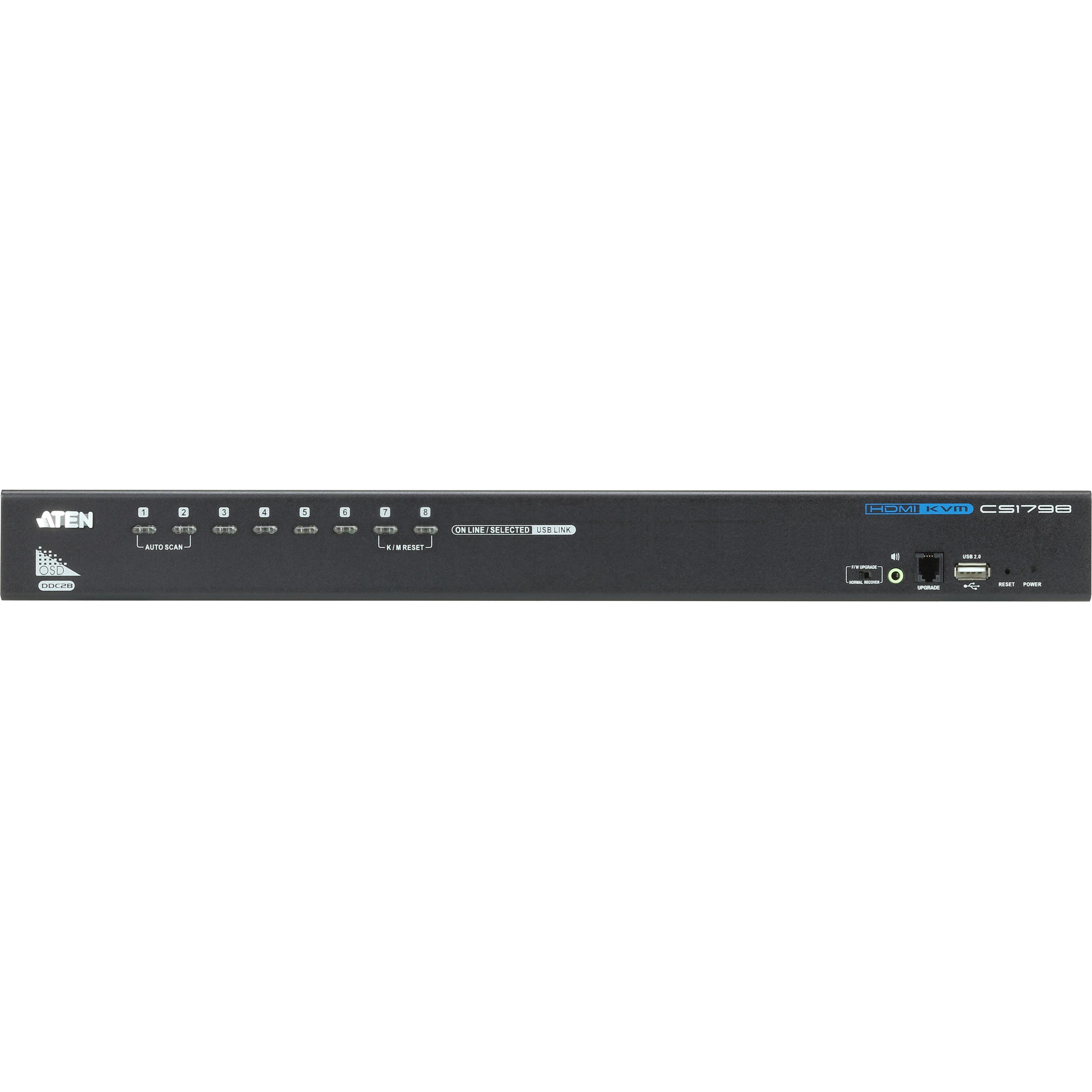 Thumbnail - Aten S1798 8-Port USB, KVM Switch, Schwarz