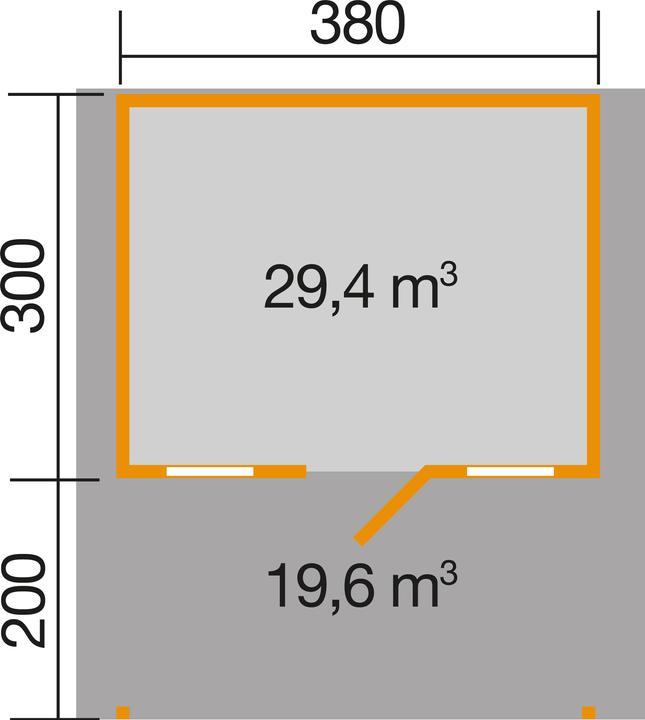 Produktbild Weka Holzbau Weekendhaus 138 A Gr.1