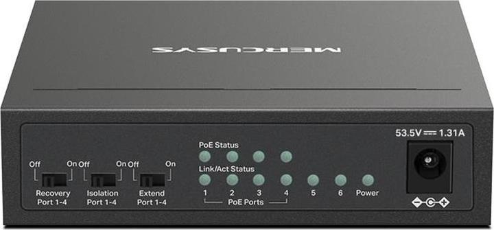 Actual product image Mercusys TP-LINK MS106P / Switch / 6x RJ45 / PoE (6 ports)