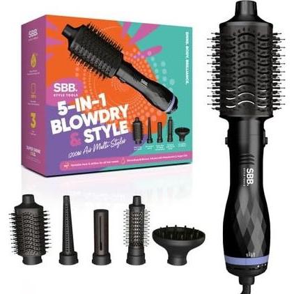 SBB, Warmluftbürste, . SBDR-2850-EU 5 in 1 Blowdry and Style