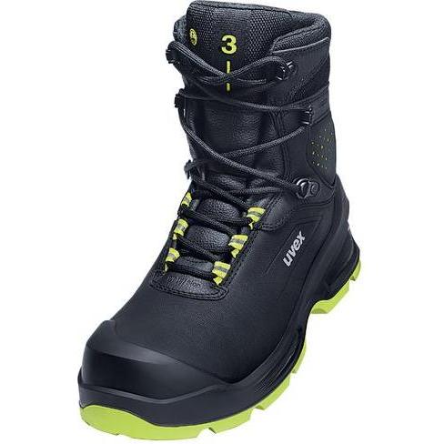 Uvex Sports, Sicherheitsschuhe, uvex 3 Stiefel S3 68752 schwarz, gelb Weite 11 Grösse 40 (S3, 40)