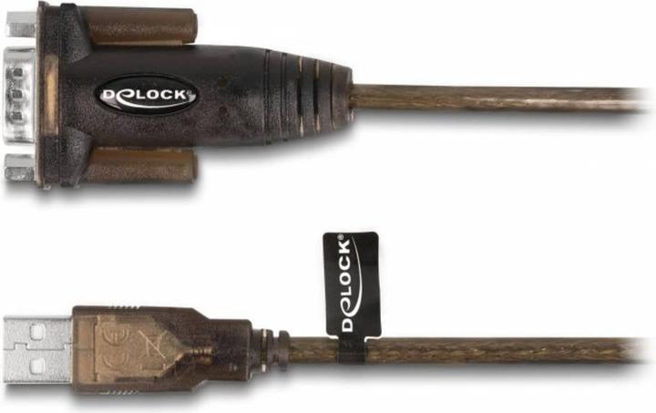 Image du produit Delock Adaptateur série 62645 USB type-A vers RS-232 avec écrous (1.50 m, VGA)