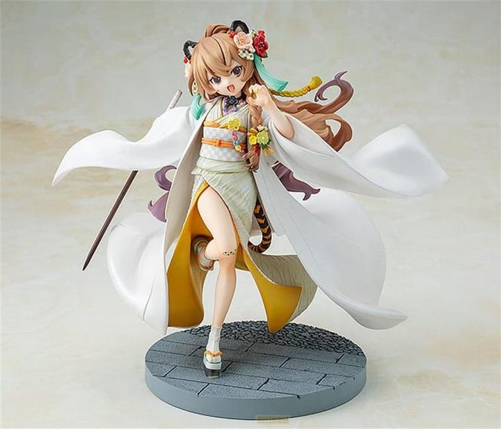 Actual product image Kadokawa Toradora! PVC Statue Taiga Aisaka: White Kimono Ver. 22 cm