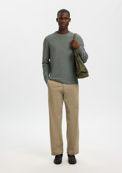 Produktbild Selected Slhross Ls Knit Structure Crew Neck Noos (M)