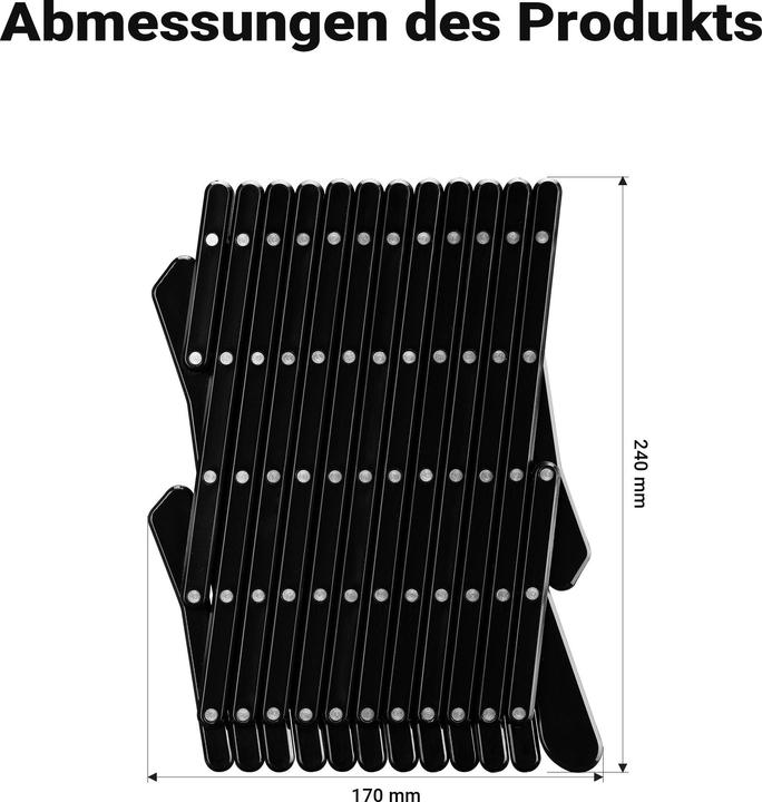 Produktbild Wiltec Fudajo Hundeschutzgitter Autofenster 17,7x24cm Lüftungsgitter Fenstergitter Auto (Hund, Reflektoren)