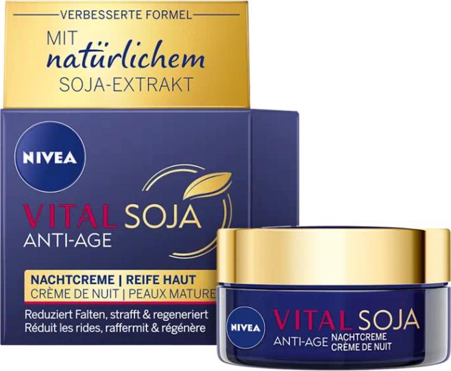 Actual product image NIVEA Vital Soja Anti-Age Nachtcreme (50 ml, Night cream)