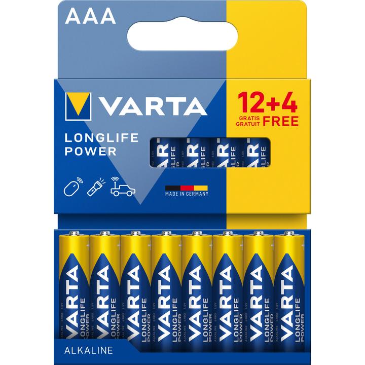 Image du produit Varta Batterie Longlife Power (16 pcs, AAA, 1260 mAh)