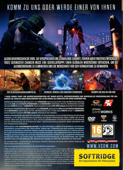 Produktbild 2K Games Xcom 2 (PC, DE)